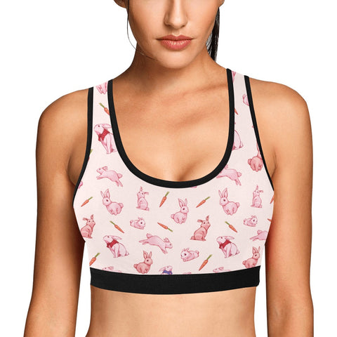 Bunny-Womens-Bralette-Light-Pink-Model-Front-View