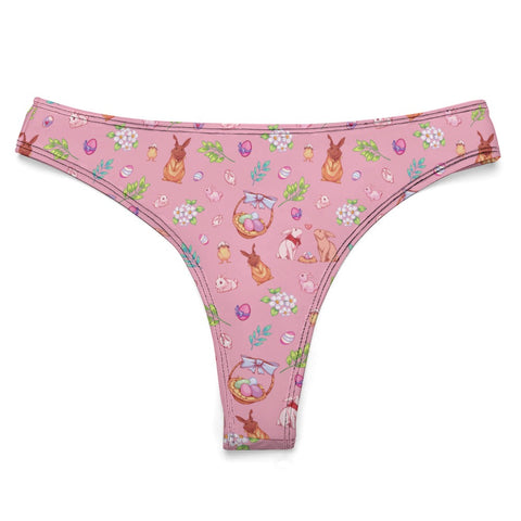 Easter-Womens-Thong-Pink-Product-Front-View