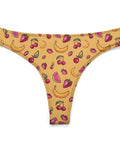 Fruit-Punch-Women's-Thong-Yellow-Product-Front-View