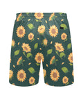 Sunflower-Men's-Swim-Trunks-Dark-Green-Back-View