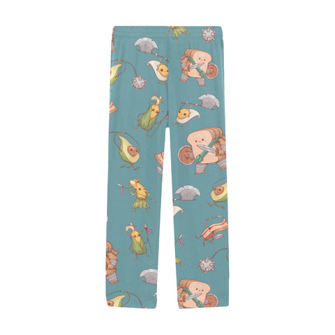 Food Fight Men's Pajamas