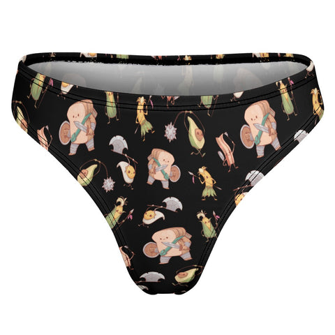 Food Fight Women's Thong