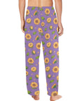 Sunflower-Mens-Pajama-Lavender-Model-Back-View