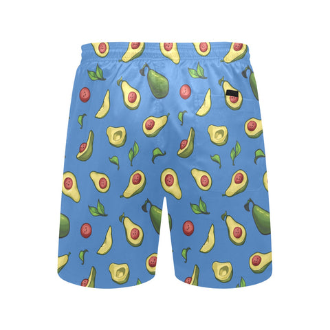 Happy-Avocado-Mens-Swim-Trunks-Blue-Back-View