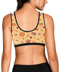 Thanks-Giving-Womens-Bralette-Yellow-Model-Back-View