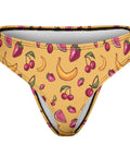 Fruit-Punch-Women's-Thong-Yellow-Product-Front-View