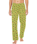 Pineapple-Mens-Pajama-Lime-Green-Model-Front-View