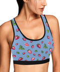Strawberry-Womens-Bralette-Cornflower-Blue-Model-Side-View