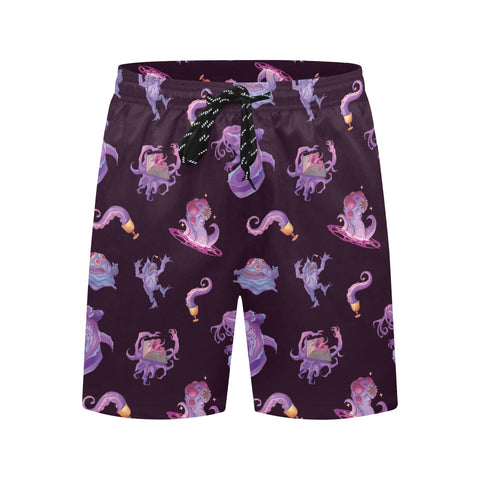 Eldritch-Horror-Men's-Swim-Trunks-Midnight-Purple-Front-View