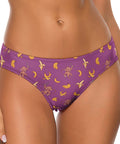 Baby-Monkey-Women's-Thong-Magenta-Model-Front-View