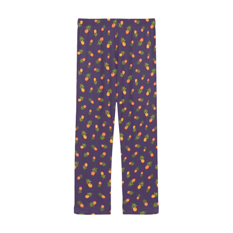 Pineapple-Mens-Pajama-Purple-Back-View
