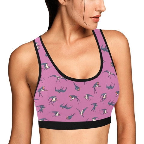 Sparrow-Womens-Bralette-Pink-Model-Side-View