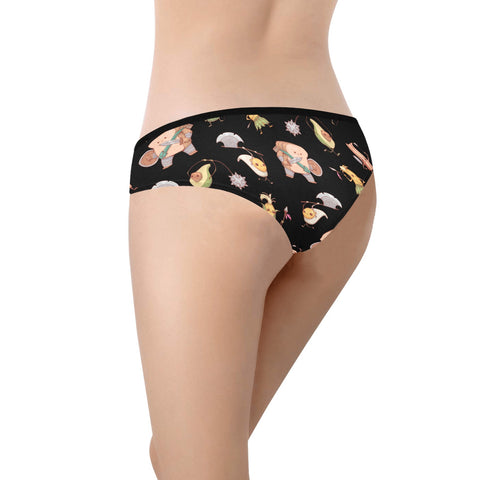 Food Fight Women's Hipster Underwear