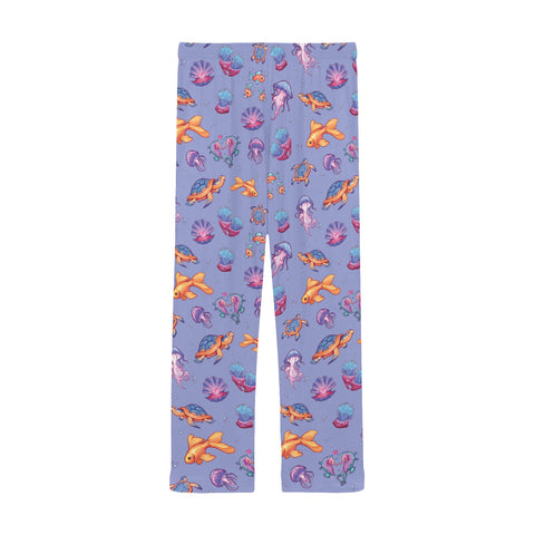 Sea-Life-Mens-Pajama-Lavender-Back-View