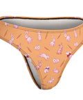 Bunny-Womens-Thong-Peach-Product-Side-View