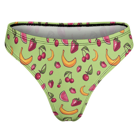 Fruit-Punch-Women's-Thong-Lime-Green-Product-Back-View