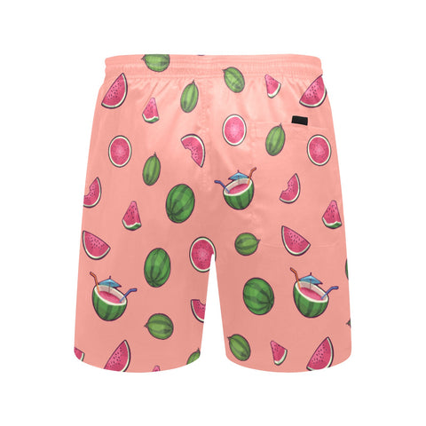 Watermelon-Mens-Swim-Trunks-Peach-Back-View
