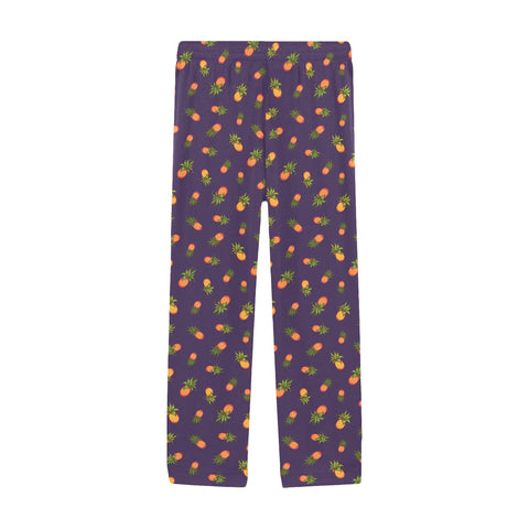 Pineapple-Mens-Pajama-Purplel-Front-View