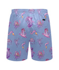 Eldritch-Horror-Men's-Swim-Trunks-Cornflower-Blue-Back-View