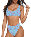 Axolotl-Womens-Bikini-Set-Sky-Blue-Model-Front-View