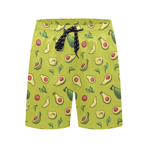 Happy-Avocado-Mens-Swim-Trunks-Guacamole-Front-View