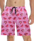 Fatal-Attraction-Mens-Swim-Trunks-Hot-Pink-Model-Fornt-View