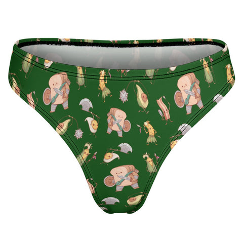 Food Fight Women's Thong