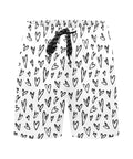 Crazy-Hearts-Mens-Swim-Trunks-White-Front-View
