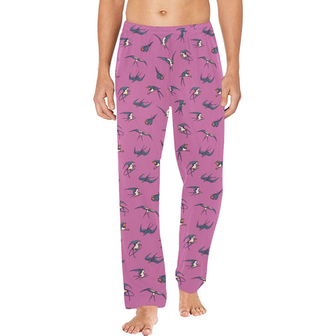 Sparrow-Mens-Pajama-Pink-Model-Front-View