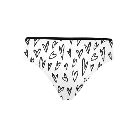 Crazy Hearts Women's Hipster Underwear