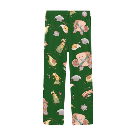 Food Fight Men's Pajamas