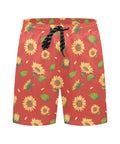 Sunflower-Men's-Swim-Trunks-Dark-Orange-Front-View