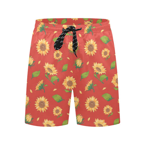 Sunflower-Men's-Swim-Trunks-Dark-Orange-Front-View