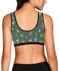 Baby-Monkey-Women's-Bralette-Green-Model-Back-View