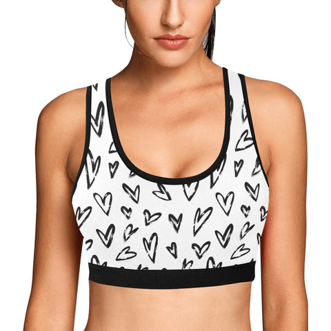 Crazy-Hearts-Womens-Bralette-White-Model-Front-View