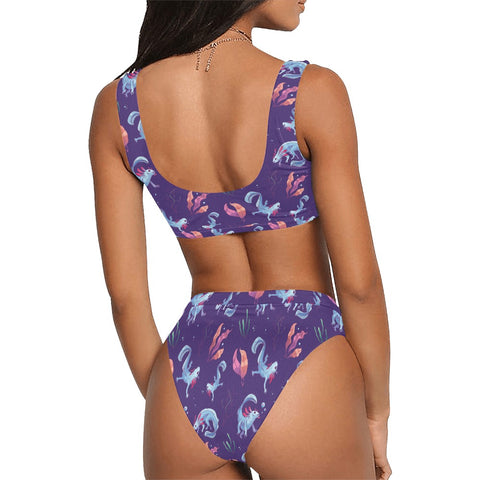 Axolotl-Womens-Bikini-Set-Dark-Purple-Model-Back-View