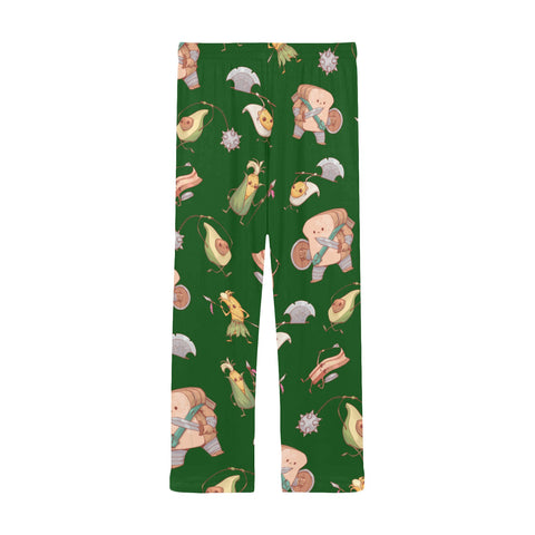 Food Fight Men's Pajamas