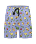 Happy-Avocado-Mens-Swim-Trunks-Lavender-Front-View