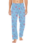 Axolotl-Mens-Pajama-Light-Sky-Blue-Model-Front-View