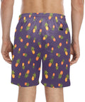 Pineapple-Mens-Swim-Trunks-Dark-Purple-Model-Back-View