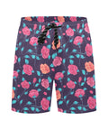 Painted-Roses-Mens-Swim-Trunks-Purple-Front-View