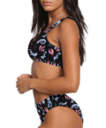 Axolotl-Womens-Bikini-Set-Black-Model-Side-View