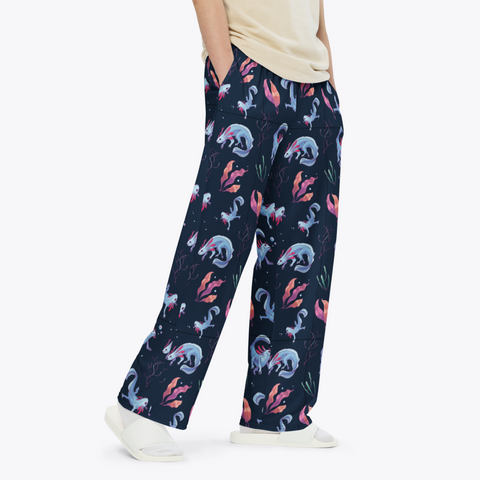 Axolotl-Mens-Pajama-Midnight-Blue-Lifestyle-Semi-Side-View