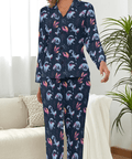 Axolotl-Womens-Pajama-Midnight-Blue-Front-View