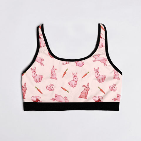 Bunny-Womens-Bralette-Light-Pink-Product-Front-View