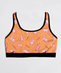 Bunny-Womens-Bralette-Peach-Product-Front-View