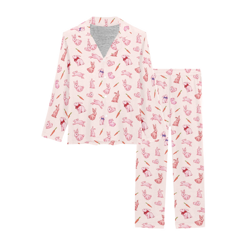 Bunny-Womens-Pajama-Light-Pink-Product-View