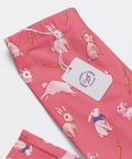 Bunny-Womens-Pajama-Coral-Closeup-Product-View