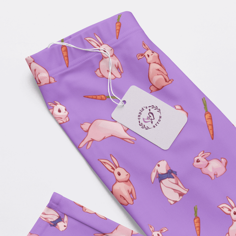 Bunny-Womens-Pajama-Lavneder-Closeup-Product-View
