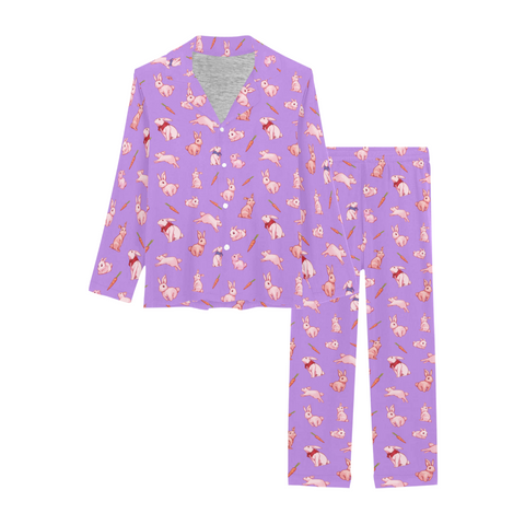 Bunny-Womens-Pajama-Lavender-Product-View